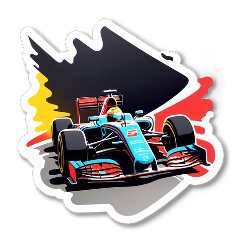 Stiker Kereta F1 Lumba