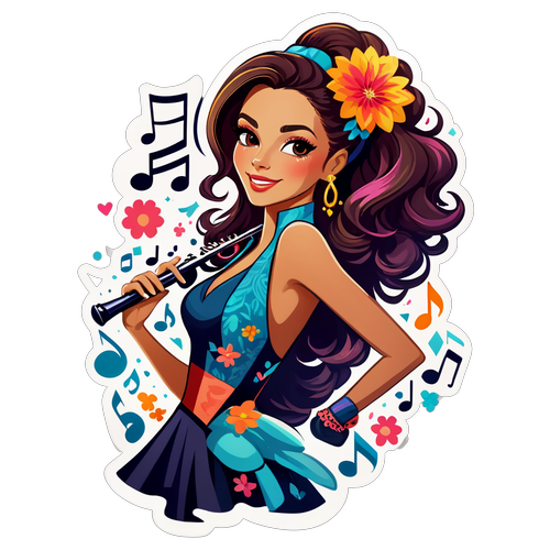 Glamouröse Vanessa Mai Sticker