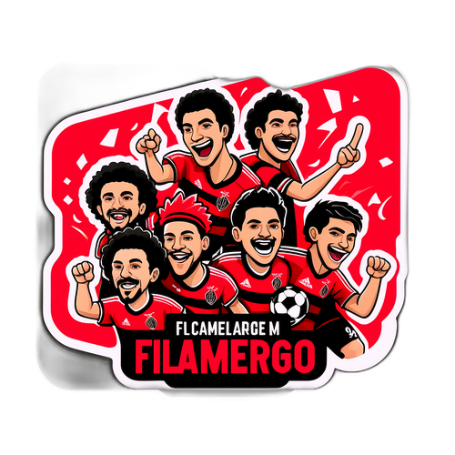 Adesivo de Torcedores do Flamengo