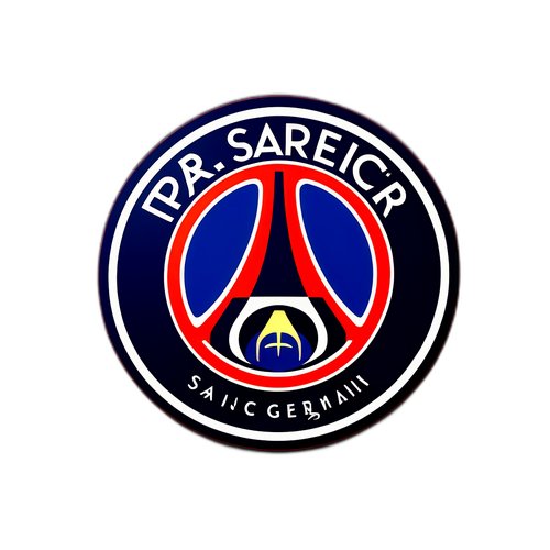 โลโก้สไตล์ย้อนยุคของปารีส แซงต์-แชร์กแมง