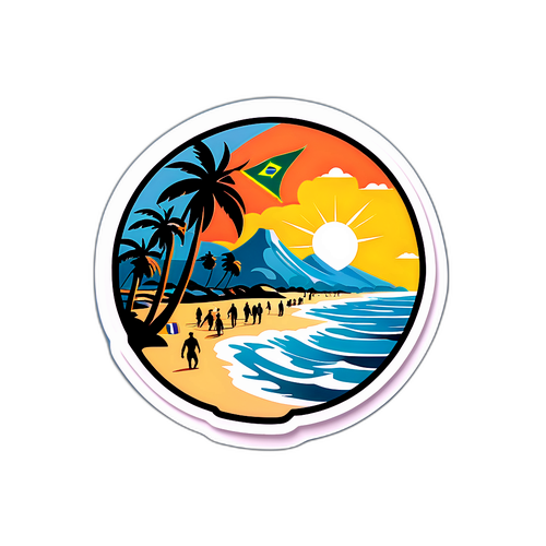 Plage emblématique du Brésil