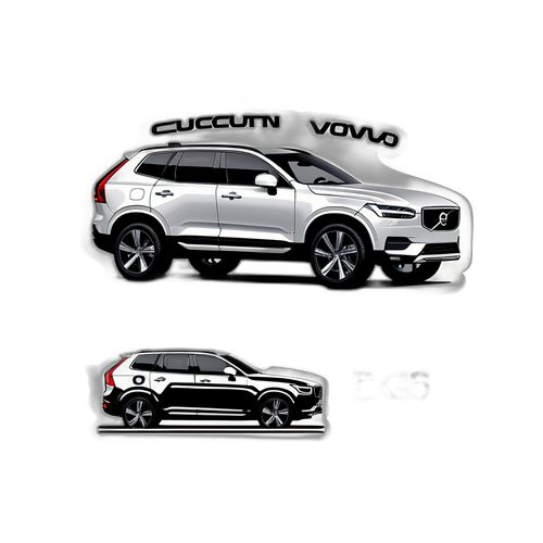 Moderne klistremerke av Volvo EX60