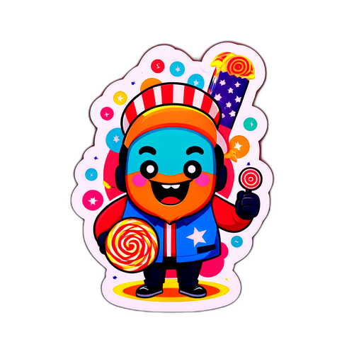 Adesivo Divertido sobre a Votação da Fazenda 17