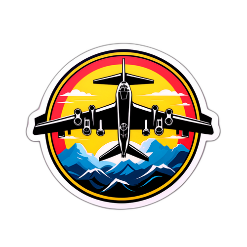 Sticker độc đáo máy bay ném bom B52