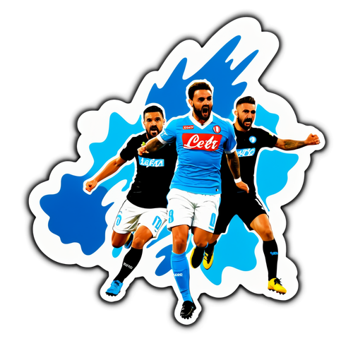 Sticker Pertandingan Napoli vs Udinese yang Berenergi