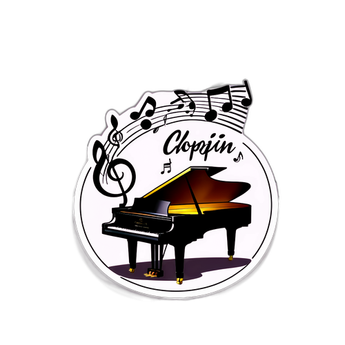 Sticker promujący Konkurs Chopinowski 2025