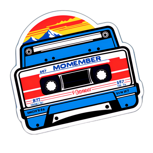 Adesivo Retrò del 6 Novembre 1987