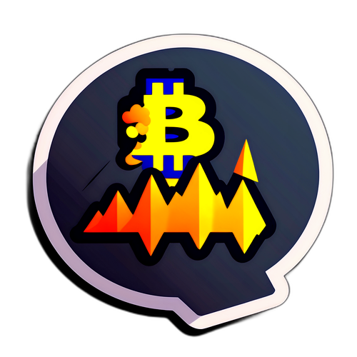 Bitcoin Prijs Grafiek Sticker