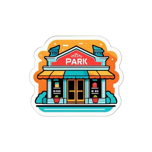 Sticker Representando o Park Shopping