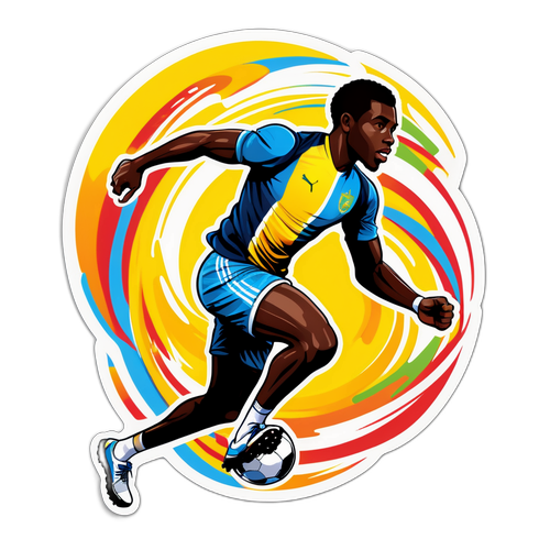 Youssoufa Moukoko Sprintende Sticker