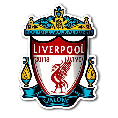 Voel Je de Kracht van Liverpool: 'You'll Never Walk Alone' in Één Geweldige Sticker!