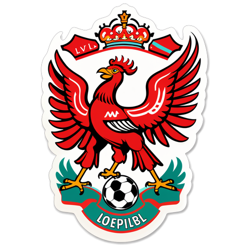 Shocking Tribute to Liverpool FC: The Liver Bird Comes Alive in Vibrant Colors!