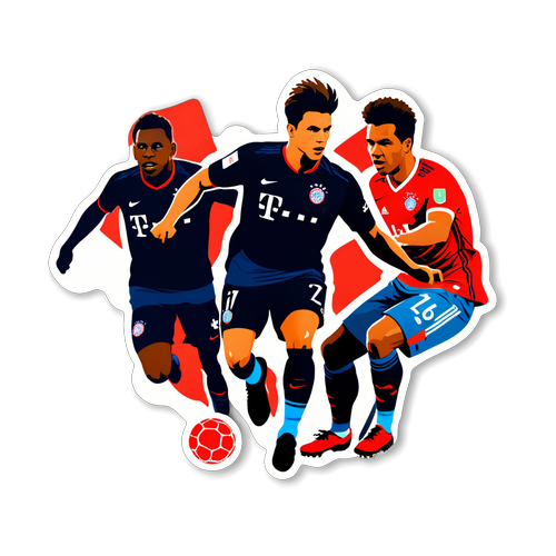 Sticker ya Mshindani wa Bundesliga: Bayern Munich vs RB Leipzig