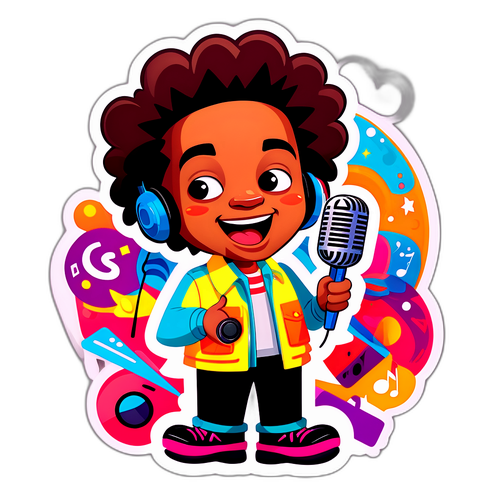 Playful Cartoon Portrait of Sirvocea Dennis