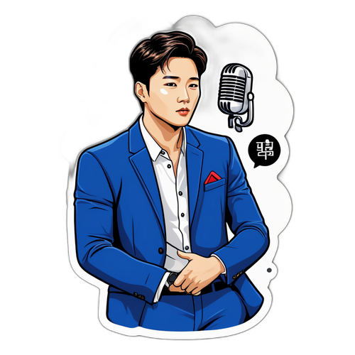 Stiker Kim Do Hoon yang Motivasional