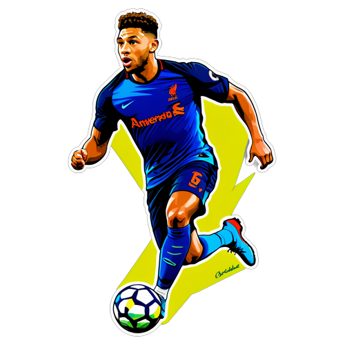 Oxlade-Chamberlain Dribbling Sticker