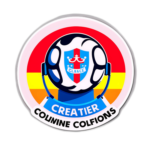 สติ๊กเกอร์ที่แสดงถึงความภาคภูมิใจในฟุตบอล