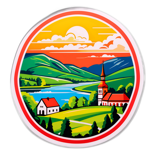 Nádherná krajina Kozárovice