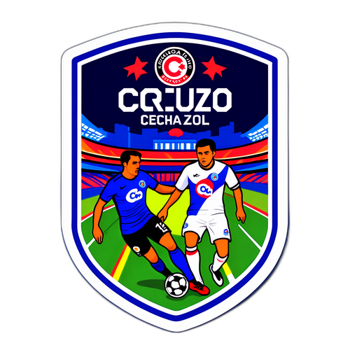 Heated Match: Cruz Azul vs. Colorado Sticker