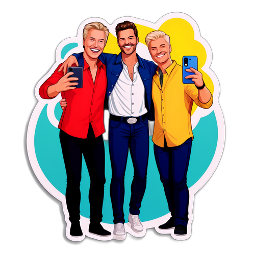 Selvies fra Danse med Stjernerne