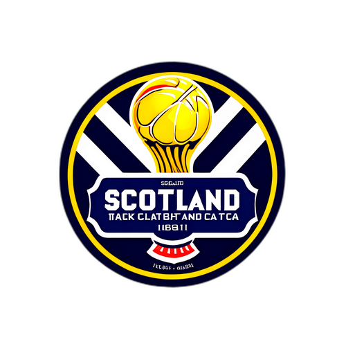 Sticker Retro Vintage Scotland