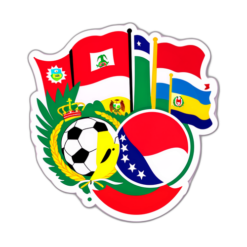 Kibandiko cha Kitamaduni cha Chile na Peru