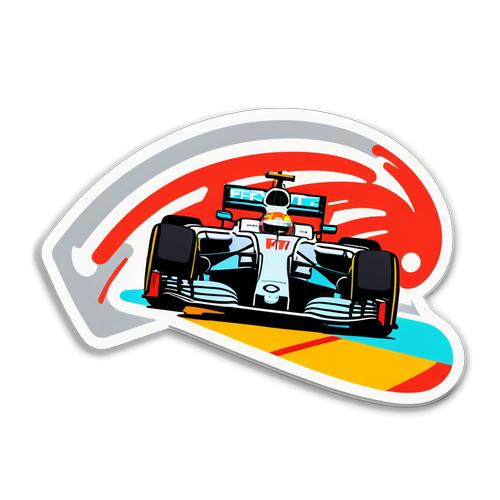 Autocolant F1 cu Viteză