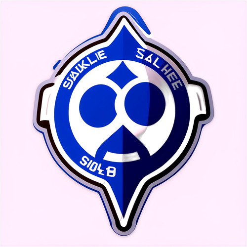 Fangirl oder Fanboy? Dieses Schalke 04 Sticker bringt die Farben Blau und Weiß direkt zu dir!