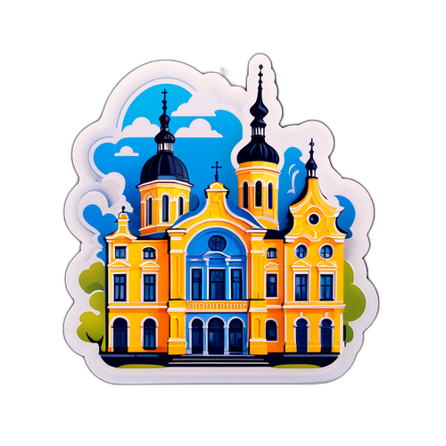 Стікери з елементами архітектури Львова