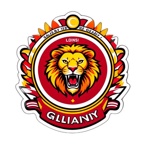 Sticker Galatasaray cu Emblema