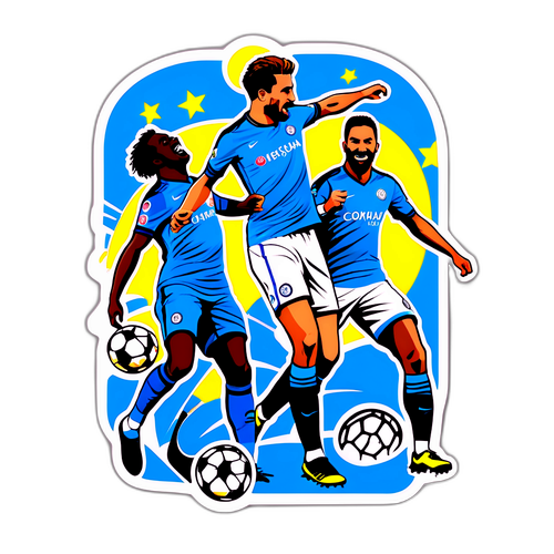 Sticker ya Mechi Kati ya Napoli na Chelsea F.C.