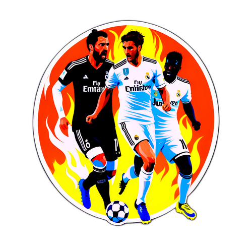 Intensiivinen hetki Real Madridin ja Juventuksen ottelusta