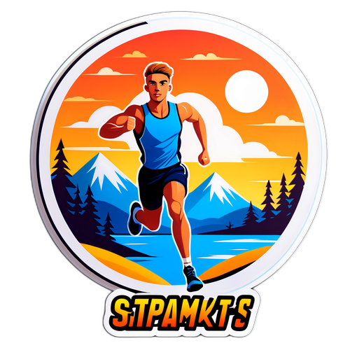 Vilho Palosaari - Nuori Urheilija Auringonlaskussa