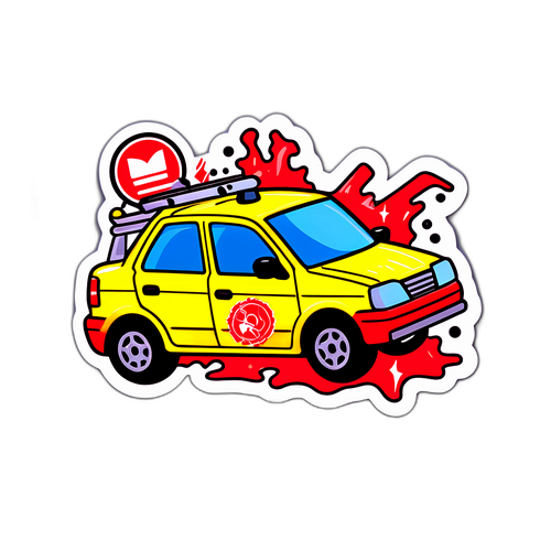 Luo tarra auto-onnettomuuskohtauksesta turvallisuusohjeilla