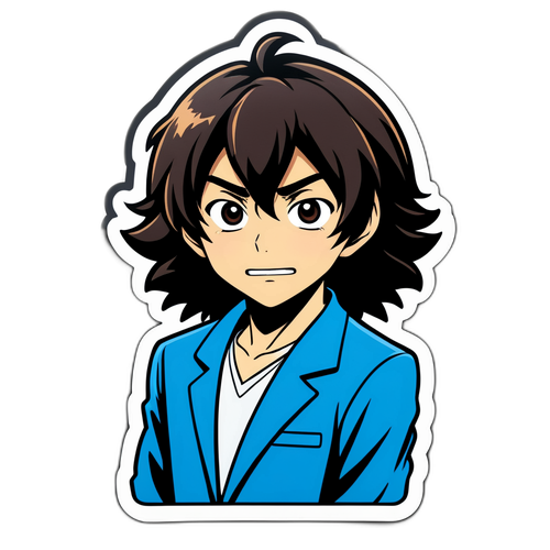 タカハシ・ヨイチのコミカルキャラクターシール