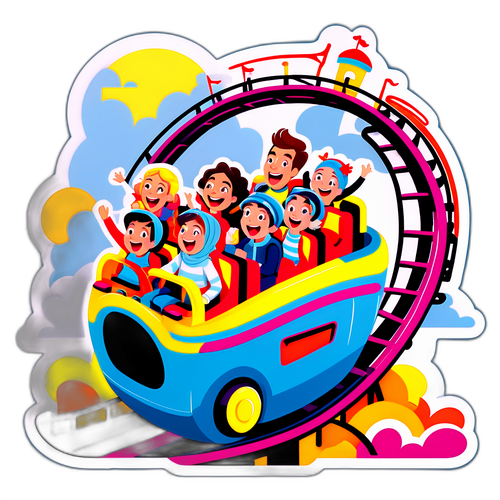 Veselá scéna na horské dráze