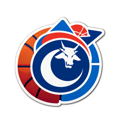 Minimalist na Sticker ng 76ers at Mavericks