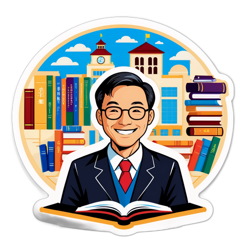 南开大学教授微笑的贴纸