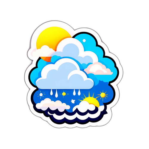Stiker Prakiraan Cuaca