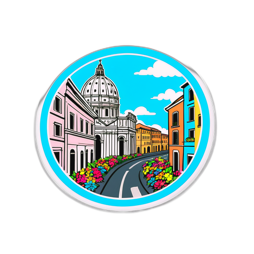 Εντυπωσιακή Αυτοκόλλητη Σκηνή Ρώμης