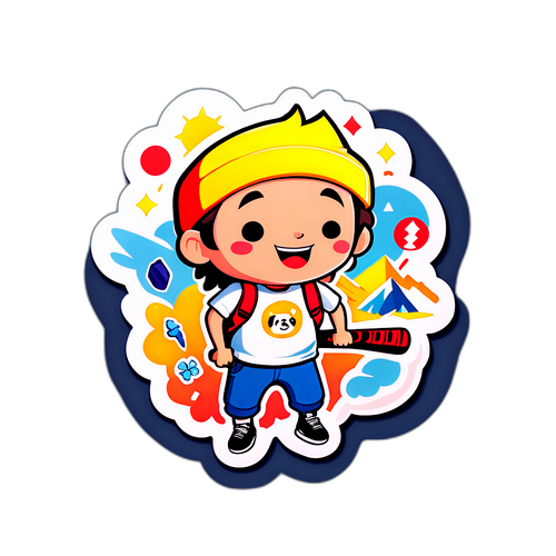 Stiker Jake Berpetualang