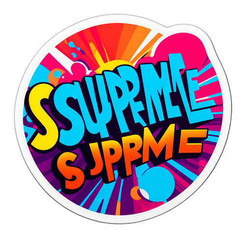 Supreme Street Culture Sticker