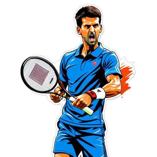 Sherehekea Ushindi! Sticker ya Djokovic Iliyovutia Hizi Ndizo Hisia Unazohitaji!