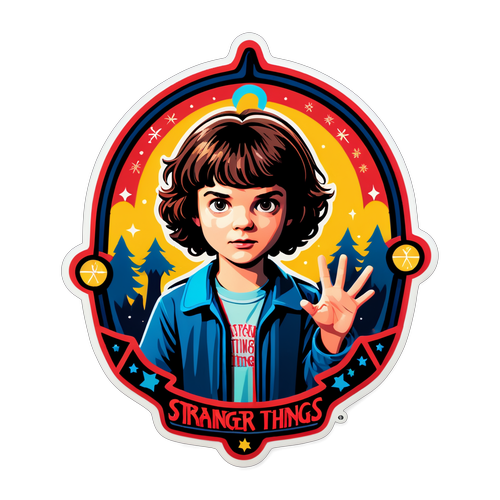 Kulissymbol med retrostil från Stranger Things