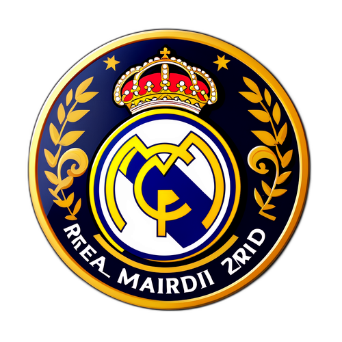Ρετρό Στυλ Σήμα Ρεάλ Μαδρίτης