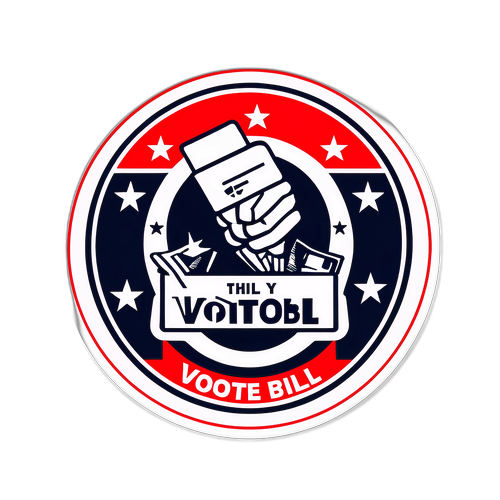 Αυτοκόλλητο ψηφοφορίας για το εργασιακό νομοσχέδιο