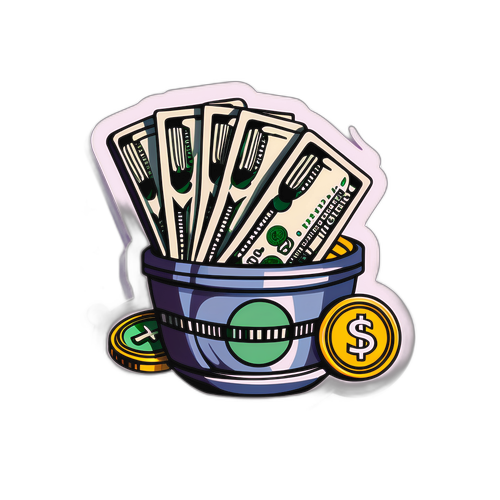 Stiker Pertukaran Dolar ke Rupee
