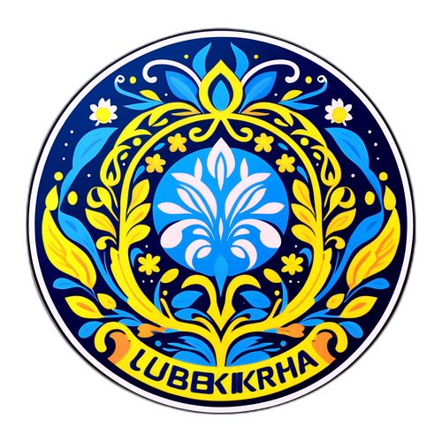 Наклейка з елементами Обухова та Білій Церкві