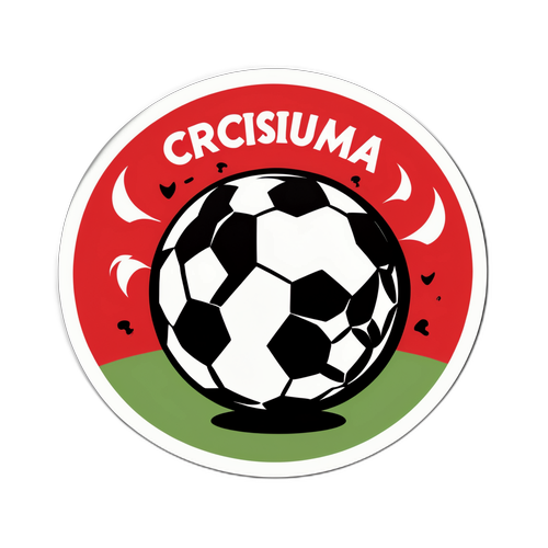 Adesivo do Jogo Criciúma x Joinville