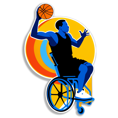 Verbazingwekkende Ster: De Slam Dunk van een Gehandicapte Basketballer in de Paralympische Kleuren!